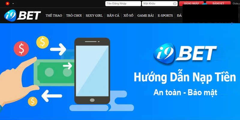 Quy trình rút tiền tại I9bet trên smartphone